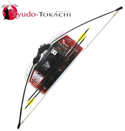15lb Draw Black Tokachi Archery Recurve Bow On Blister (RB008)
