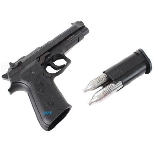 Chiappa AG92 Black 2 x 12g co2 Air Pistol .177 Polymer None-Blowback ( 14 shot pellet ) in Black Pistol Case Sold as seen (Ex old stock collected from store only and paid in cash)