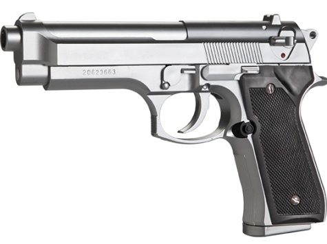 KWC M92 Gas Blow Back Pistol ABS Version, Silver 6mm BB 6MM AIRSOFT Pistol
