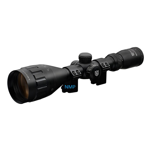 3-9 x 50AO IR Nikko Stirling MountMaster illuminated HMD One Inch Tube Half Mil Dot Reticle rifle scopes supplied with 3/8" dovetail Match mounts