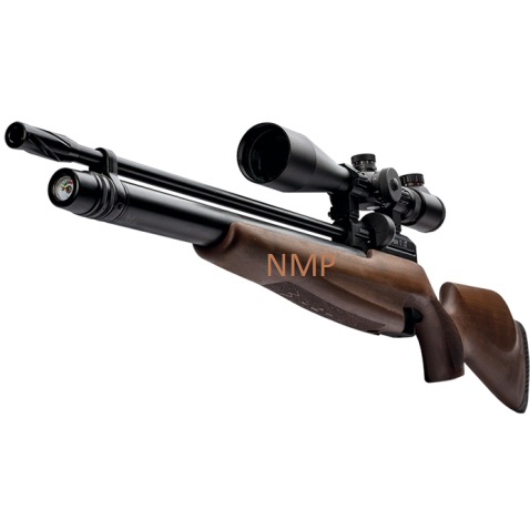 Webley Raider 12 Sporter PCP Pre Charged Air Rifle, Ambi-Dextrous Wooden Stock 11.5 ft /lbs .177