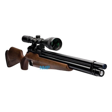 Webley Raider 12 Quantum PCP Pre Charged Air Rifle, Ambi-Dextrous Wooden Stock 11.5 ft /lbs .177 Fitted with Quantum Silencer