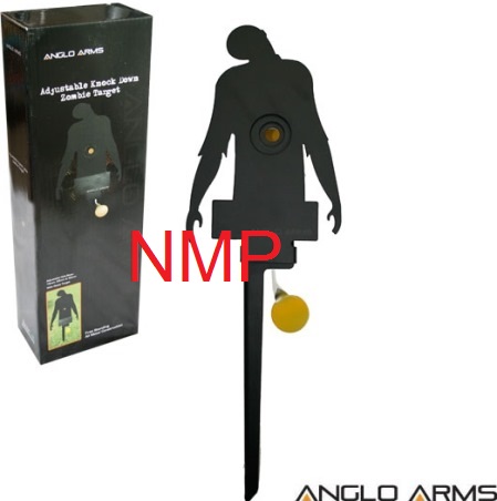 Anglo Arms Zombie Training Knock and Reset Target for Shooting with 177 - 22 Air Rifles & Pellet Guns