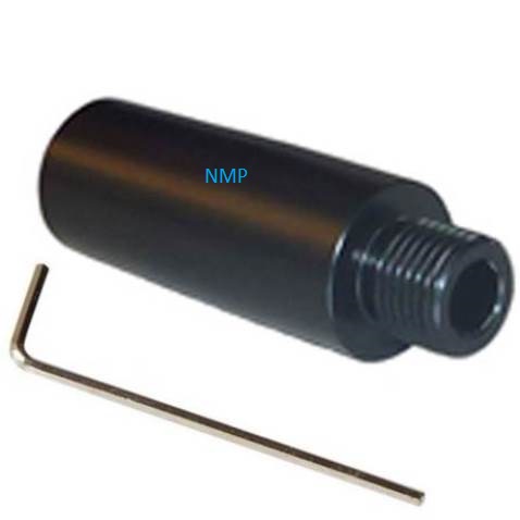 14.25mm Airgun Silencer Adaptors, Sound moderator Adapters To Fit Most 14.25mm Barrels ( Made in UK ) like SMK XS78 Air Guns Trueflight with allen key included