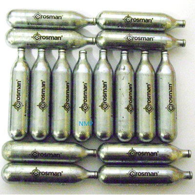 CROSMAN 12g Co2 Cartridges for Air Gun a packs of 100