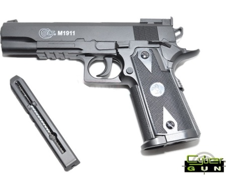 Cyber Gun COLT M1911 MATCH Fixed None Blowback Pistol 12g CO2 powered ( 13 shot bb ) 6MM AIRSOFT Pistol