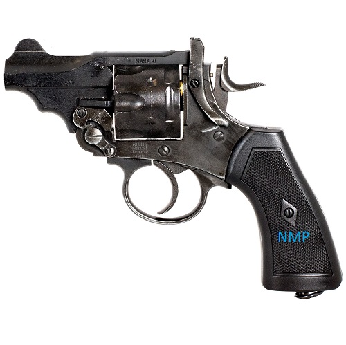 Webley MKVI Civilian 2.5 inch Revolver Battlefield Finish 12g co2 Air Pistol .177 ( 4.5mm Pellet version .455)